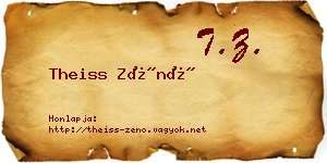 Theiss Zénó névjegykártya